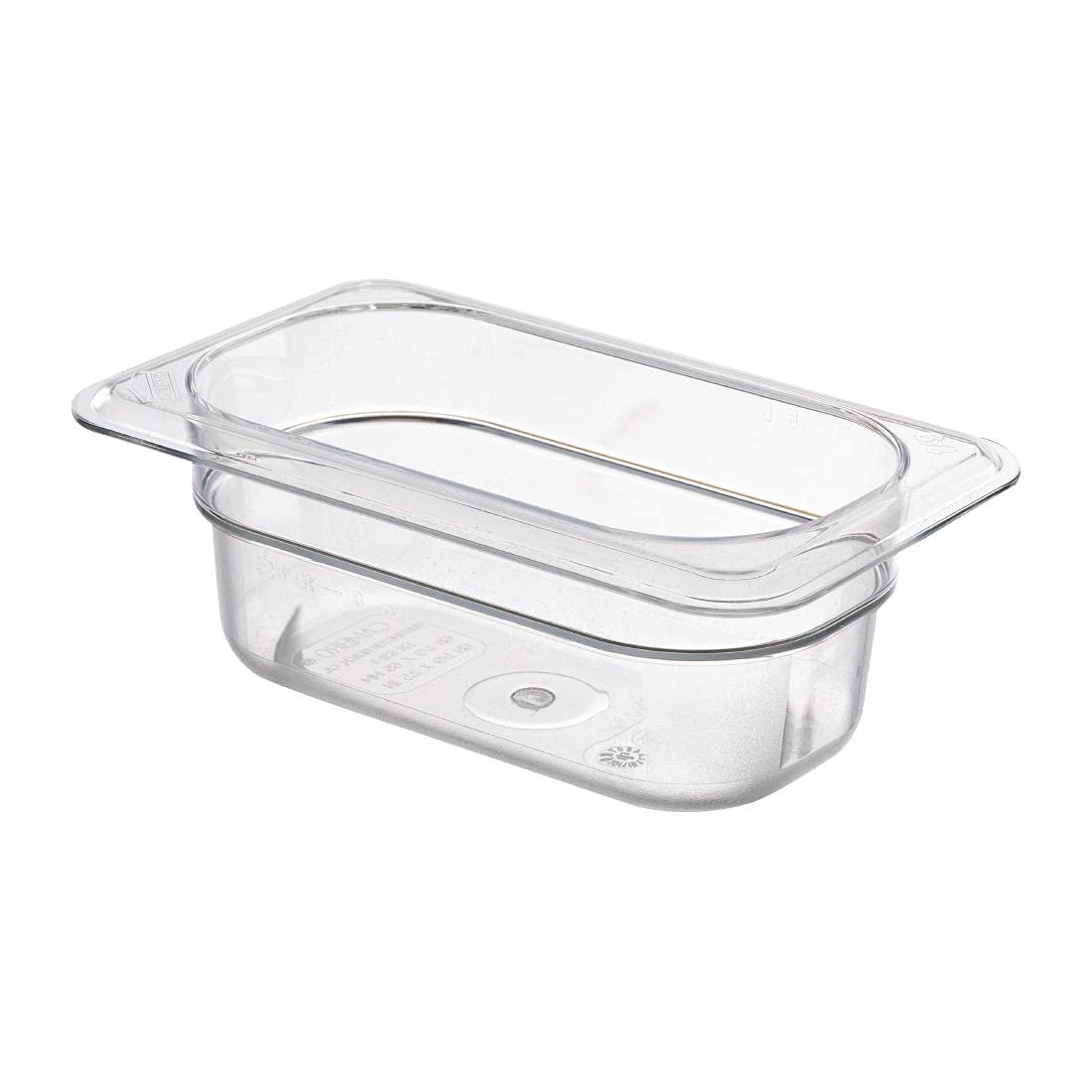 Cambro Camwear Food Pan, 1/9 by 2-Inch, Clear