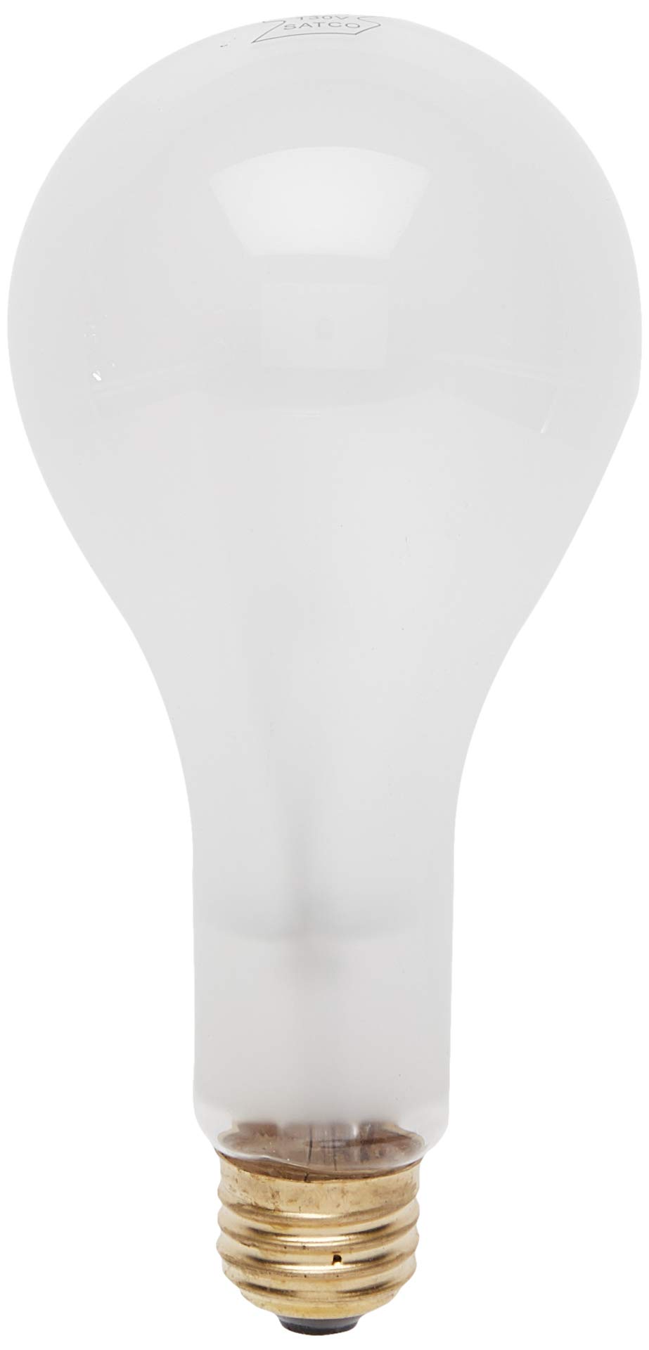 Satco S4960 130-Volt 300-Watt PS25 Medium Base Light Bulb, Frosted