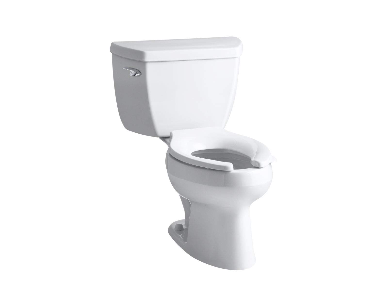 Kohler 3505-0 Wellworth Classic Two-piece elongated 1.6 gpf toilet, White