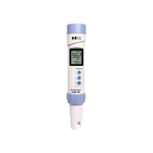 hm digital 716160 com-100 waterproof professional series combo meter, 7", white/purple