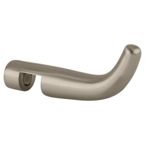 c.r. laurence s0rh1bn crl brushed nickel designer series sleeve-over robe hook