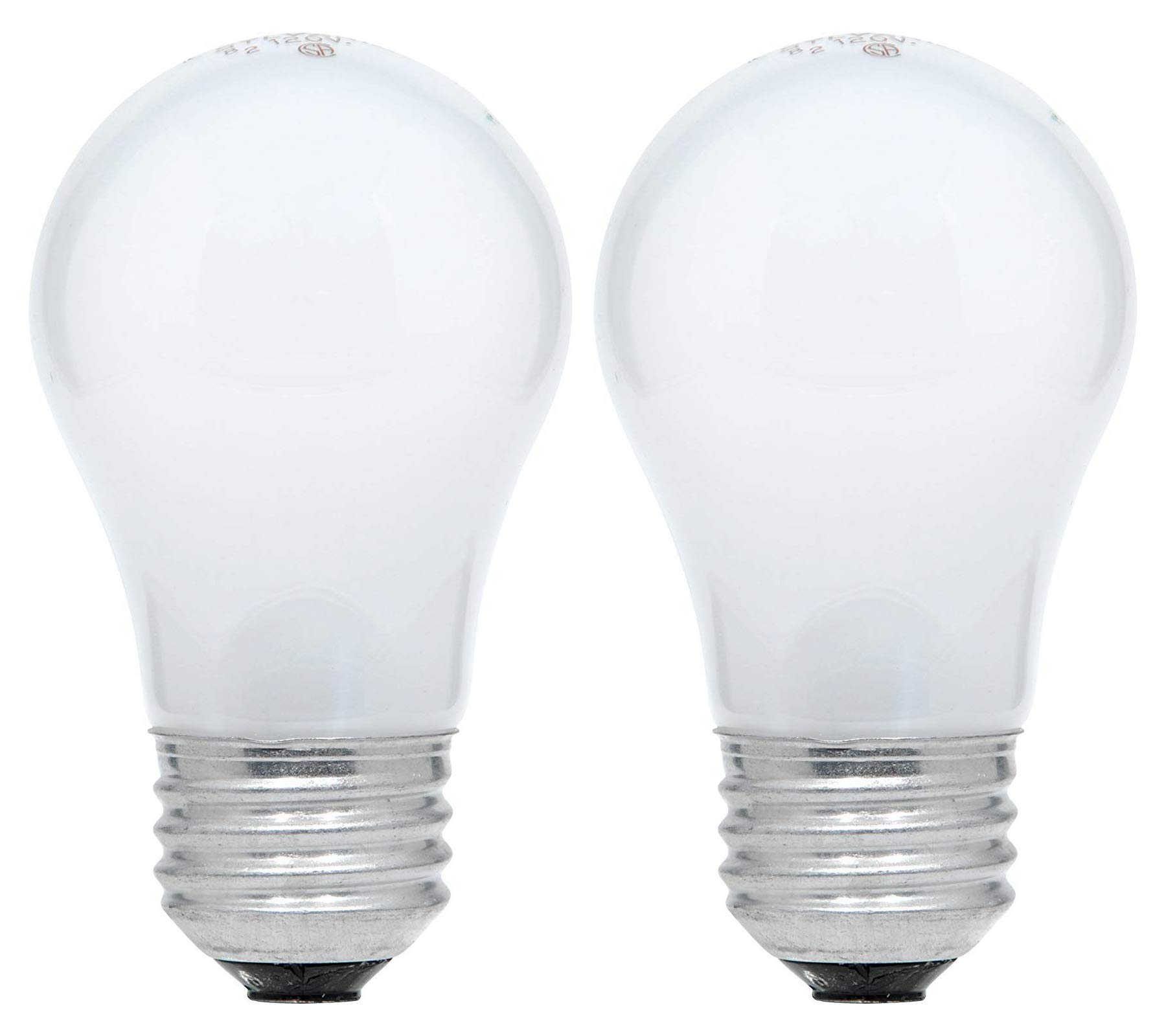 Sylvania Soft White Incandescent A15 Bulb, Medium Base | 15 Watts/120 Volts | 2-Bulbs Per Pack (2-Bulbs Total)