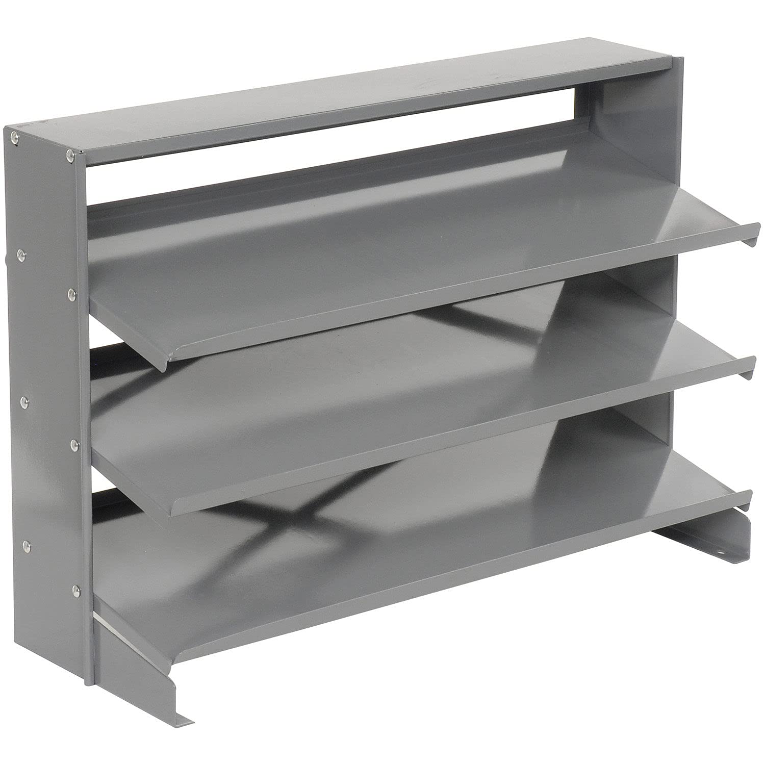 Global Industrial Steel Bench Pick Rack For Corrugated Shelf Bins, 33x12x21