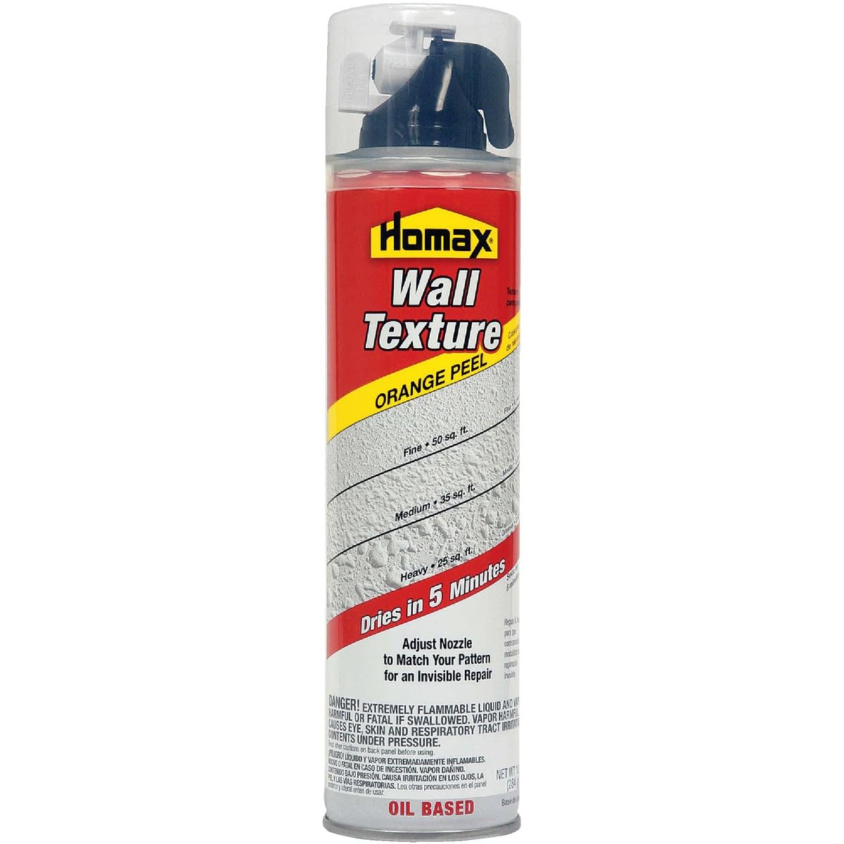 10 oz Homax 4050 Aerosol Texture Oil-Based Orange Peel Wall Texture