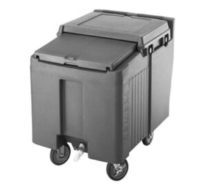 cambro ics125l110 ice caddy 125 pound capacity 2 fixed 2 s