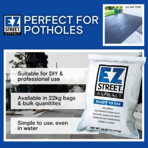 EZ Street EZ50 Asphalt Cold Patch Pothole Repair, 50-Lbs. - Quantity 1