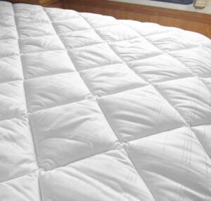 ab lifestyles bunk size mattress pad/mattress cover for rv or camper bunk bed size: 34x75