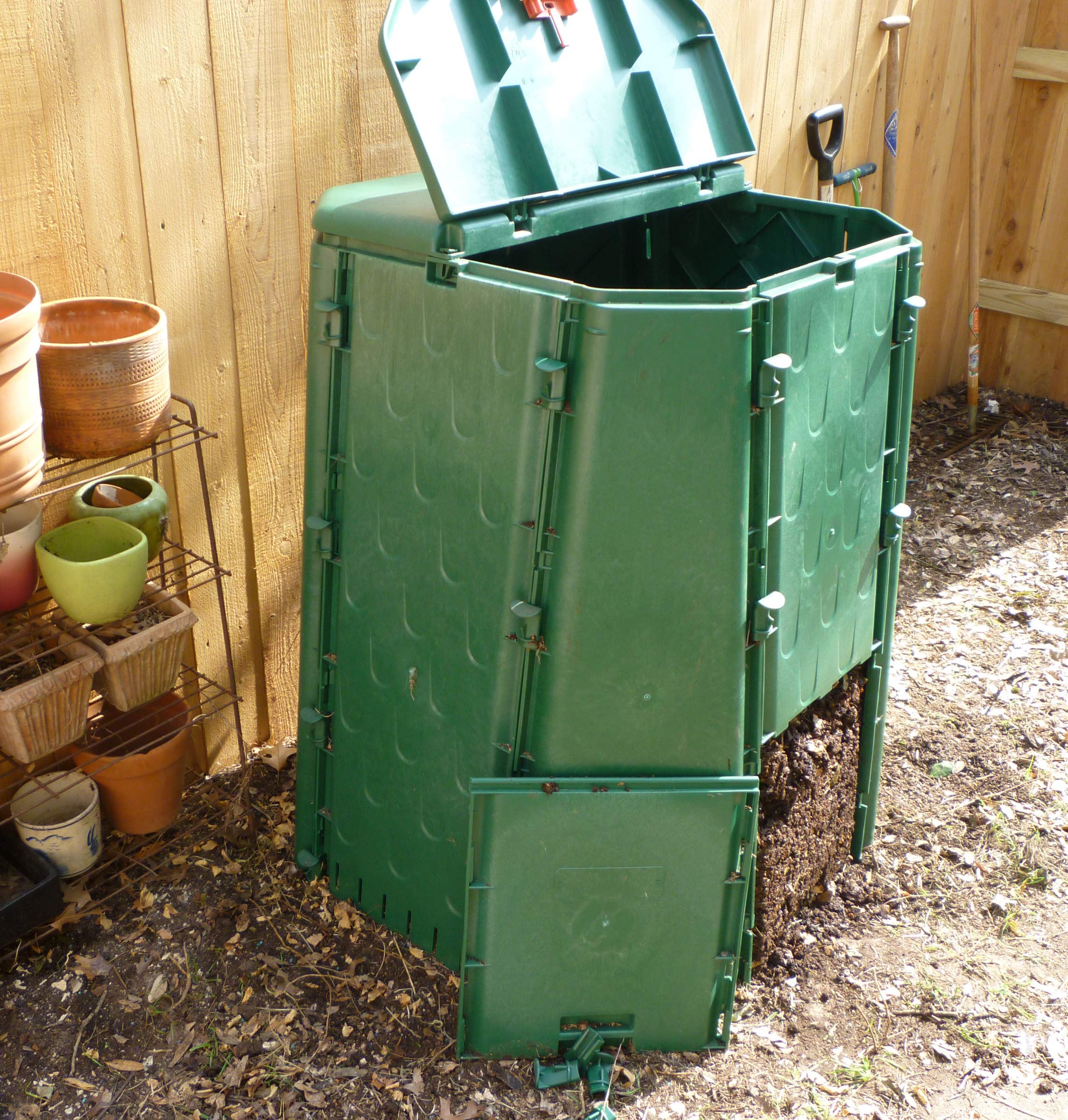 Exaco AQ AeroQuick Large Compost bin, 187 Gallons, Green