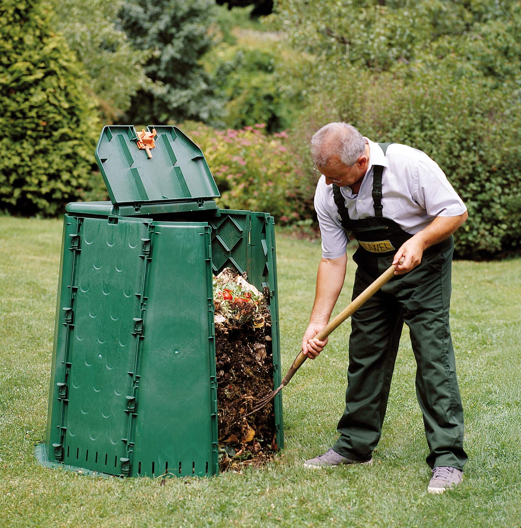 Exaco AQ AeroQuick Large Compost bin, 187 Gallons, Green