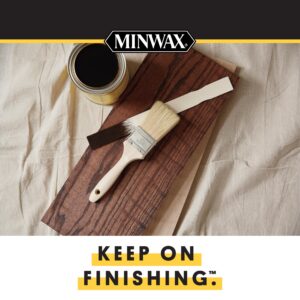 1 qt Minwax 63005 Clear Fast-Drying Oil-Based Polyurethane, Semi-Gloss