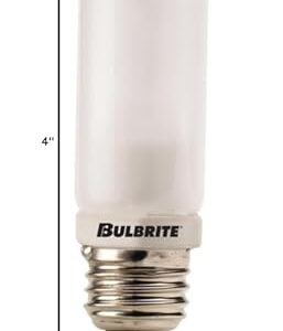 Bulbrite Halogen T10 Q250FR/EDT 120-Volt Halogen JDD Type Tubular Medium E26 Bulb, Frosted, 250-Watt