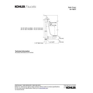 Swiftflo Drain F/Basic Bath/Wp