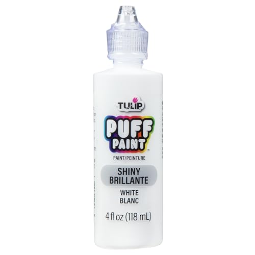 Tulip Puff Paint Slick White 4 Fl Oz (Pack of 1)