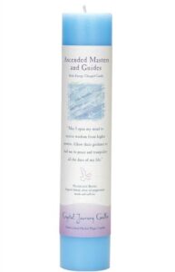 crystal journey candle pillar ascended masters and guides, 1 ea