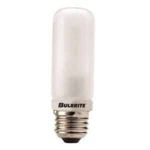 bulbrite halogen t10 q250fr/edt 120-volt halogen jdd type tubular medium e26 bulb, frosted, 250-watt