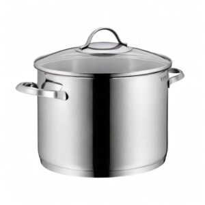 WMF Stock Pot Ø 24 cm Approx. 8.8L Provence Plus Pouring Rim Glass Lid Cromargan Stainless Steel Polished Suitable for Induction Hobs Dishwasher-Safe