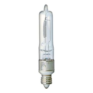 GE Halogen Light Bulb, Specialty T Type Light Bulb, 100 Watt, Clear Finish, Candelabra Base (1 Pack)