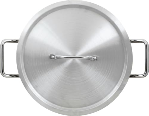 IMUSA USA Aluminum Tamale and Steamer Steamer Pot 20-Quart, Silver