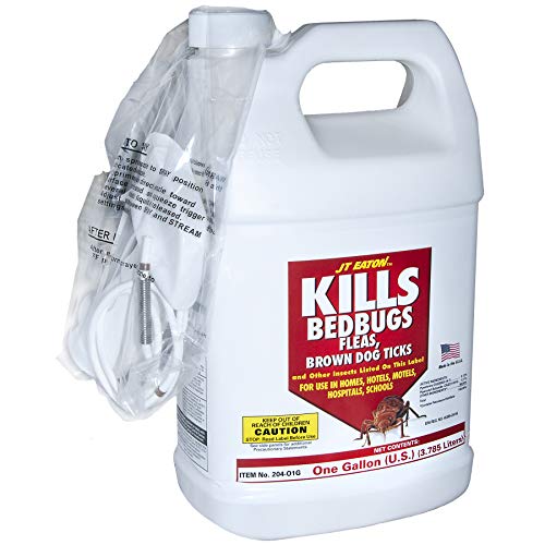 JT Eaton Kills Bedbugs 204-O1G Bed Bug Killer Ultra, Non-Staining Oil Based Insect Spray for Indoors (1 gal)