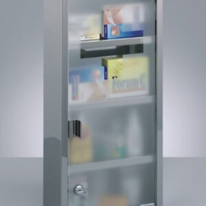 Zeller 18112 Medicine Cabinet 27 x 12 x 57 Stainless Steel