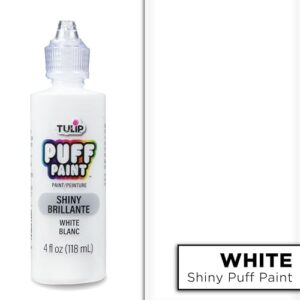 Tulip Puff Paint Slick White 4 Fl Oz (Pack of 1)