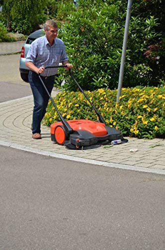 Haaga 697 Profi-line Battery Powered Triple Brush Sweeper, 38" Width