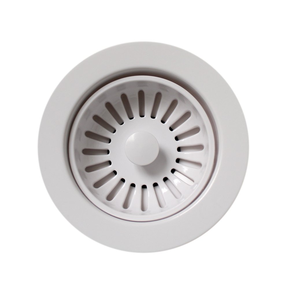 3.5" Basket Strainer for 3.5" Kitchen Sinks Finish: White