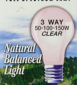 Chromalux Standard Clear 3 Way Light Bulb