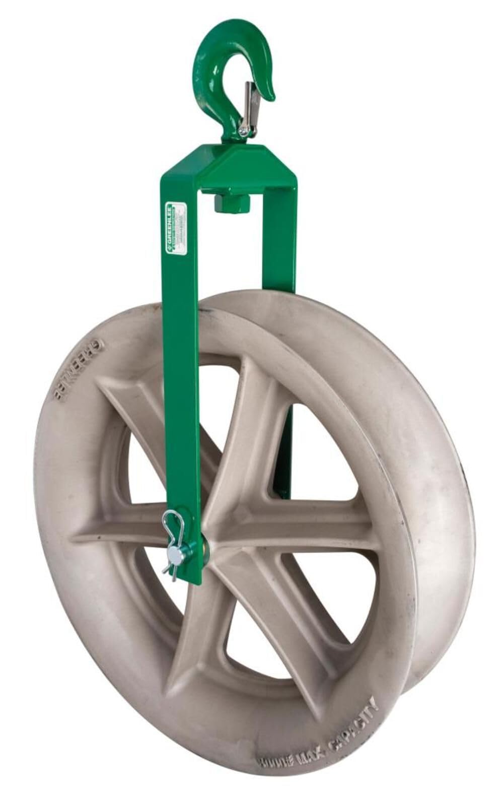 Greenlee 8024 24" Hook Sheaves for Cable Puller