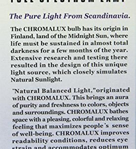 Chromalux Standard Clear 3 Way Light Bulb