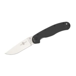 ontario knife company 8848 rat i folding knife - edc knife (black)