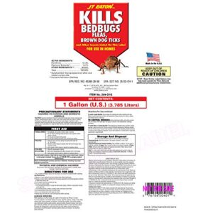 JT Eaton Kills Bedbugs 204-O1G Bed Bug Killer Ultra, Non-Staining Oil Based Insect Spray for Indoors (1 gal)