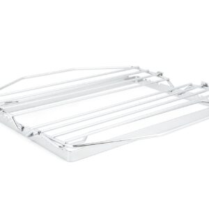 Fox Run Non-Stick Roasting and Cooling Rack, Adjustable, 11" x 10" x 5", Metallic