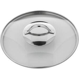 WMF Stock Pot Ø 24 cm Approx. 8.8L Provence Plus Pouring Rim Glass Lid Cromargan Stainless Steel Polished Suitable for Induction Hobs Dishwasher-Safe