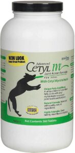 nutri-vet cetyl-m advanced joint action formula chewable tablets 360 ct