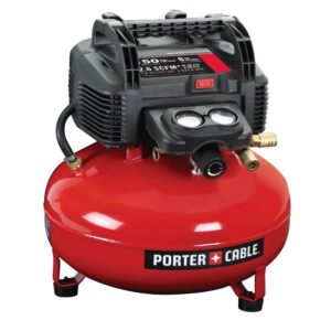 porter-cable c2002r oil-free umc pancake compressor (renewed)