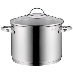 wmf stock pot Ø 24 cm approx. 8.8l provence plus pouring rim glass lid cromargan stainless steel polished suitable for induction hobs dishwasher-safe