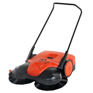 haaga 697 profi-line battery powered triple brush sweeper, 38" width