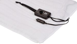 electrowarmth twin, heated mattress pad, non-fitted, size 36 x 60, model# t36 12v used in trucks, rvs, campers, white