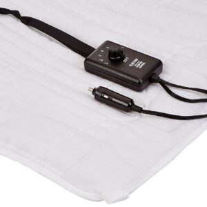 Electrowarmth Twin, Heated Mattress Pad, Non-Fitted, Size 36 x 60, Model# T36 12V Used in Trucks, RVs, Campers, White