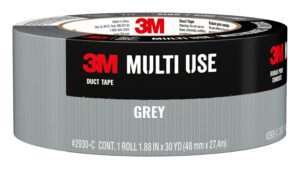 3m multi-use duct tape for home & shop, 1.88 inches x 30 yards, 2930-c, 1 roll