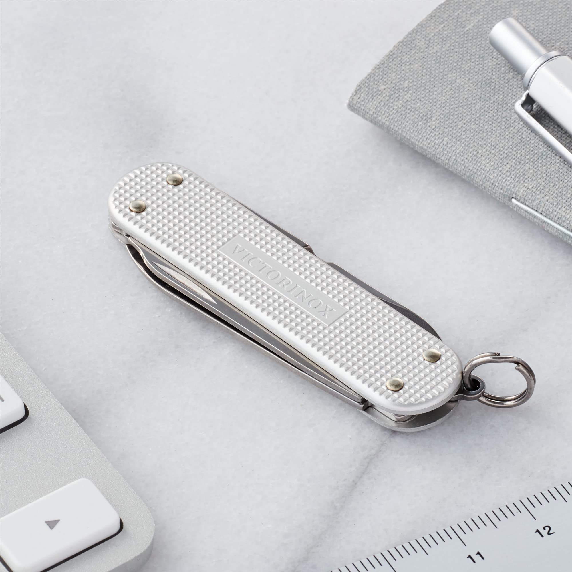 Victorinox Swiss Army Classic Pocket Knife (Silver Alox)