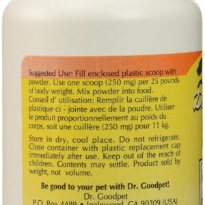 Dr. Goodpet Crystal C - Highest Purity Buffered Vitamin C Powder - Supports Immune System & Overall Health!