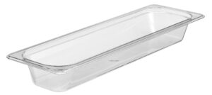 cambro camwear food pan, 1/2 by 2-inch, long clear