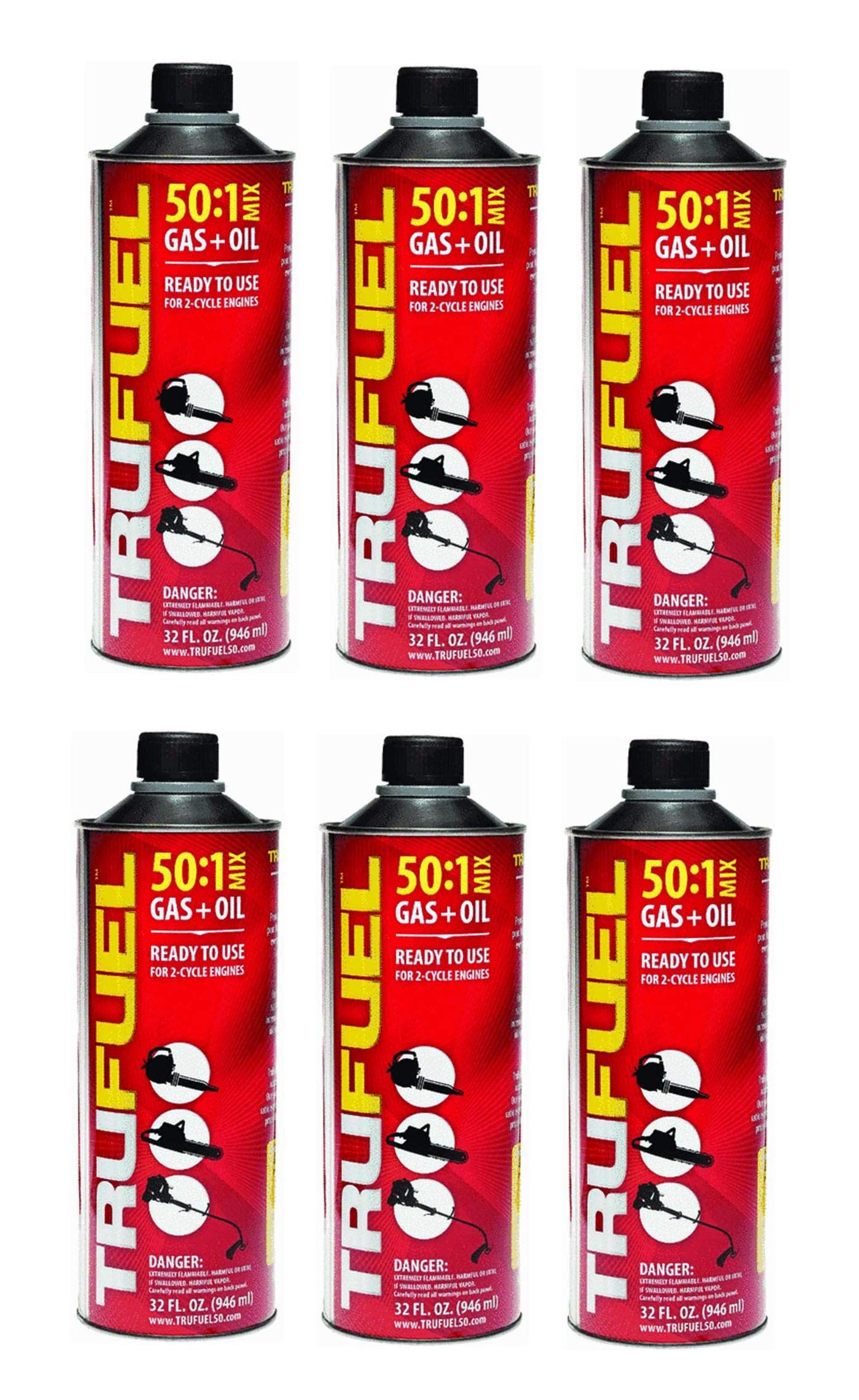 Arnold Corp 6525638 TruFuel 50:1, Pack of 6 - 32oz