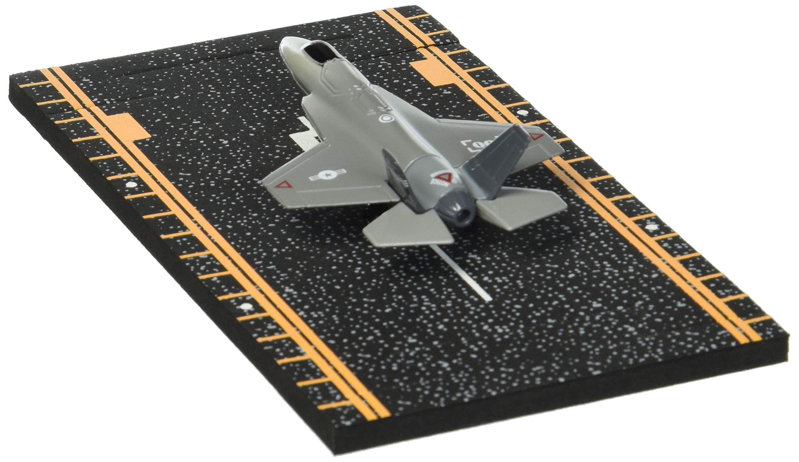 Hot Wings Planes Joint Strike Fighter with Connectible Runway, Grey