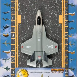 Hot Wings Planes Joint Strike Fighter with Connectible Runway, Grey