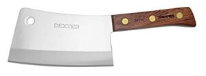 dexter-russell 8" stainless heavy duty cleaver, s5288, traditional series, silver