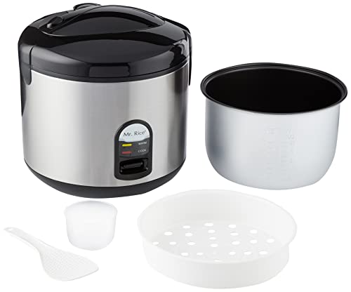 10 Cups Rice Cooker with Stainless Body