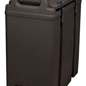 Cambro (350LCD110) 3-3/8 gal Soup Carrier - Camtainer®,Black